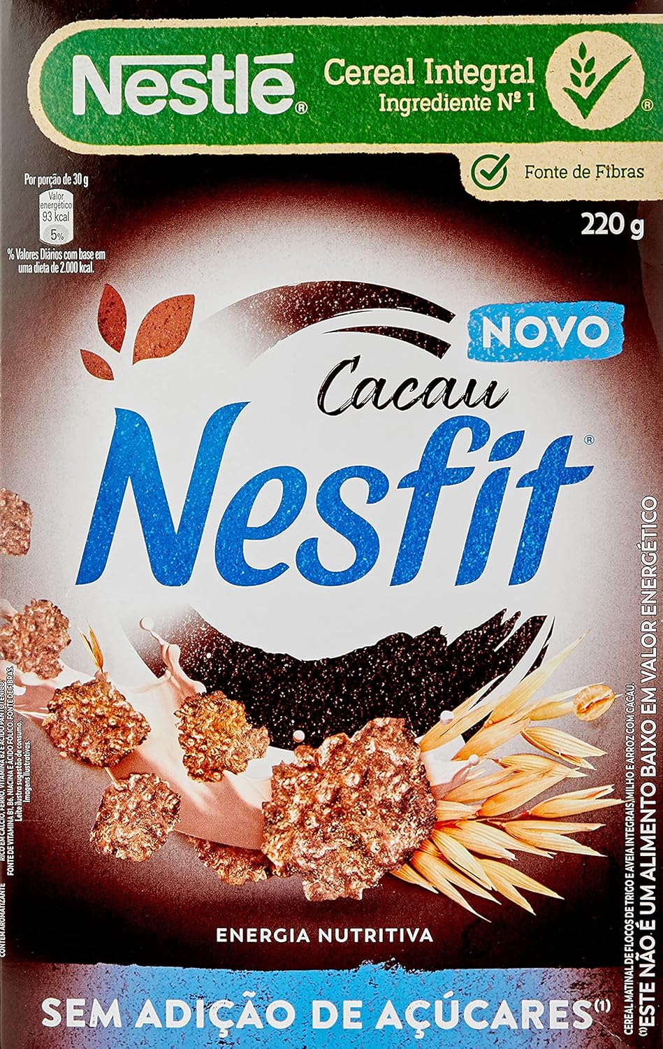Encontraproduto.com.br - Cereal Matinal Nesfit Cacau s/ Adição de Açúcares 220g
