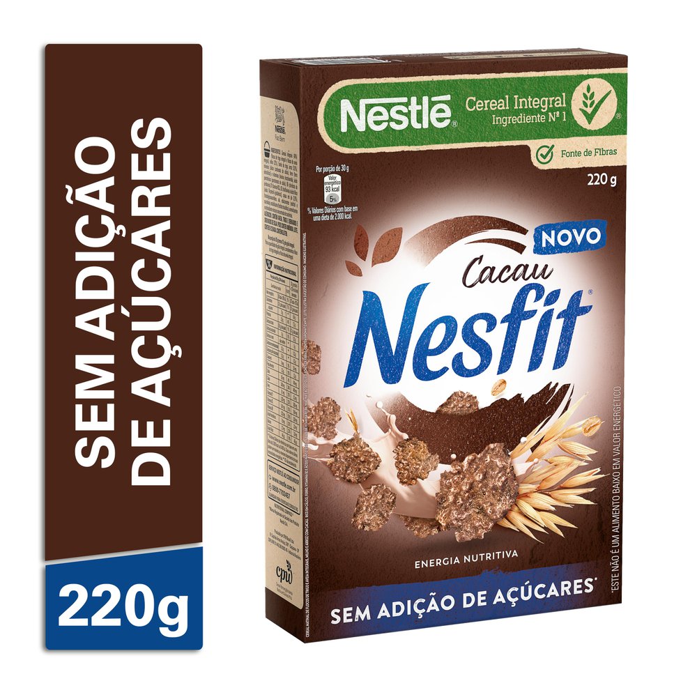 Encontraproduto.com.br - Cereal Matinal Cacau sem Açúcar Nesfit 220g