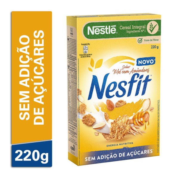 Encontraproduto.com.br - Cereal Matinal Mel Com Amêndoas Sem Açúcar Nesfit 220g