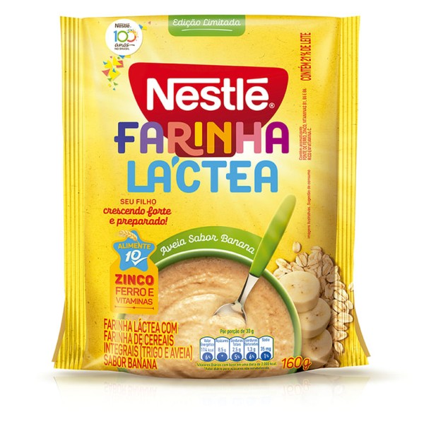 Encontraproduto.com.br - Farinha Láctea Nestlé Aveia e Banana Sachê 160g