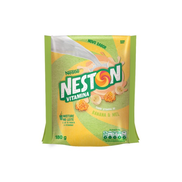 Encontraproduto.com.br - Pó para Vitamina Neston Sachê Banana e Mel 180g