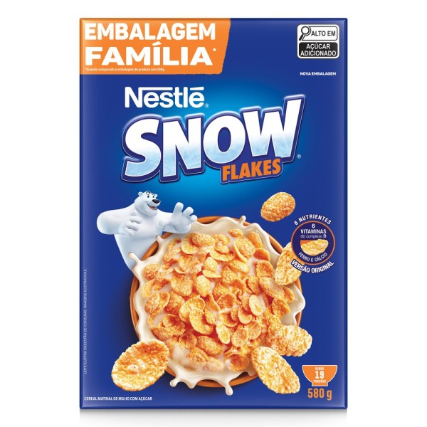 Cereal Matinal Snow Flakes Caixa 580g