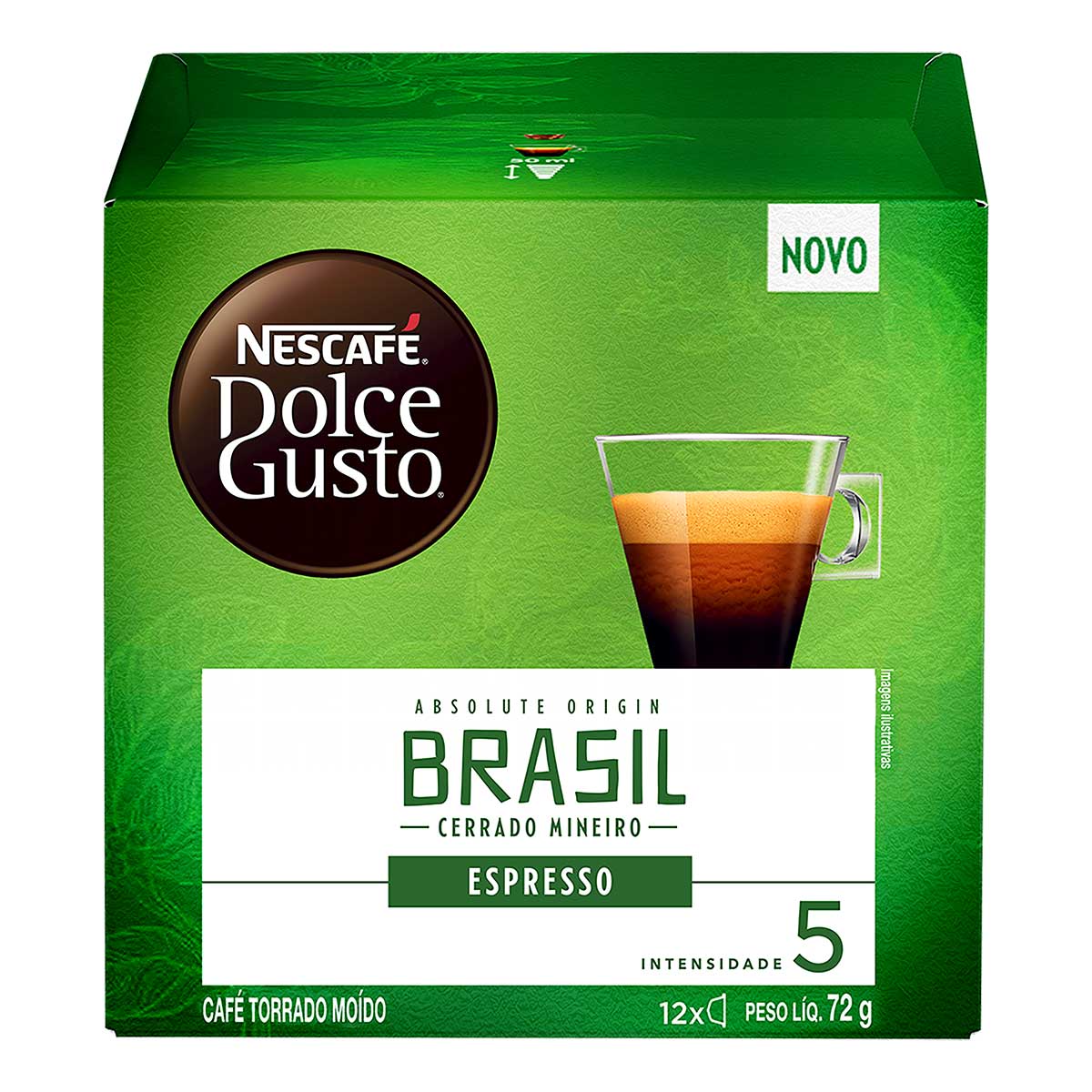 Encontraproduto.com.br - Cápsula de Café Nescafé Dolce Gusto Origem Brasil com 12 Cápsulas
