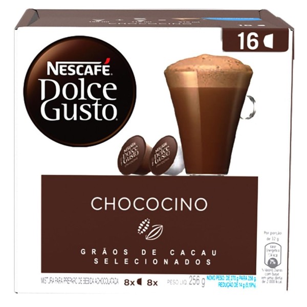 Cápsula de Chocolate Nescafé Dolce Gusto Chococino 256g Com 16 Cápsulas