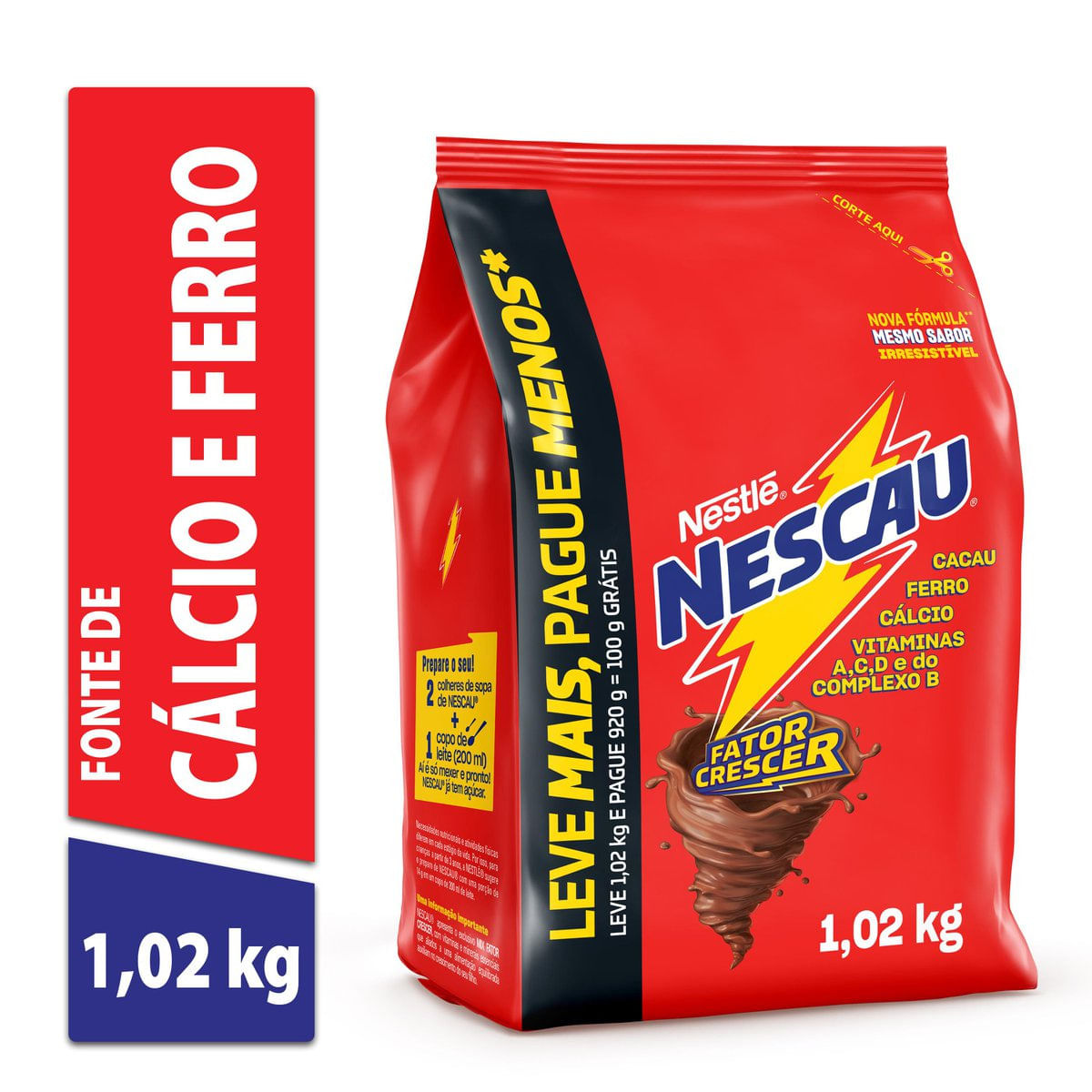 Encontraproduto.com.br - Achocolatado em Pó Nescau Pacote 1,2kg