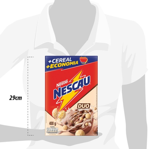 Encontraproduto.com.br - Cereal Matinal Nescau Duo Caixa 400g