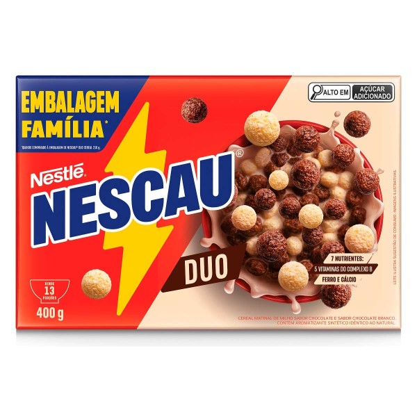 Encontraproduto.com.br - Cereal Matinal Nescau Duo Caixa 400g