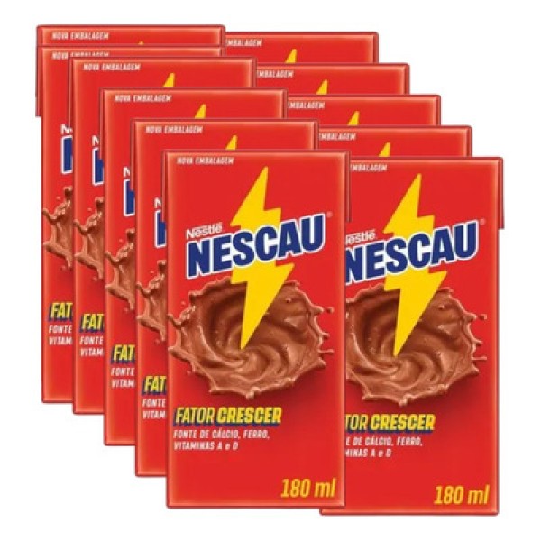 Encontraproduto.com.br - Bebida Láctea Uht Nescau Chocolate Caixa 180ml