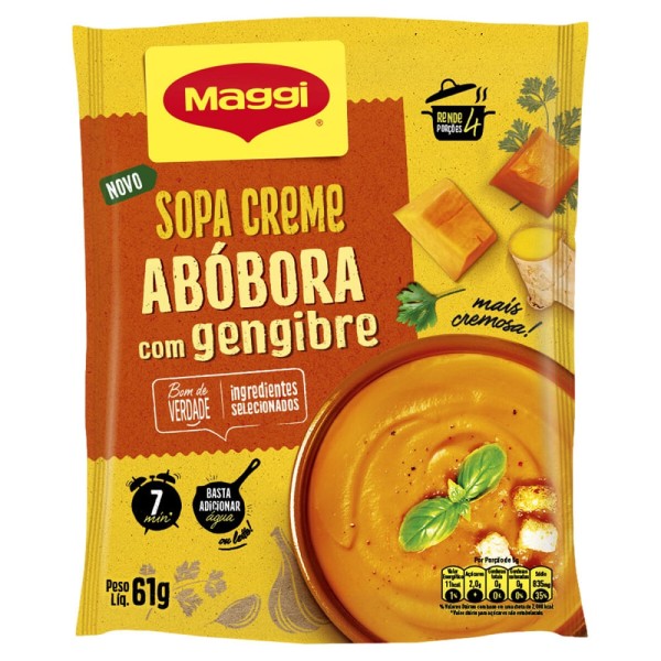 Encontraproduto.com.br - Sopa Creme Maggi Abóbora Ccom Gengibre 61g