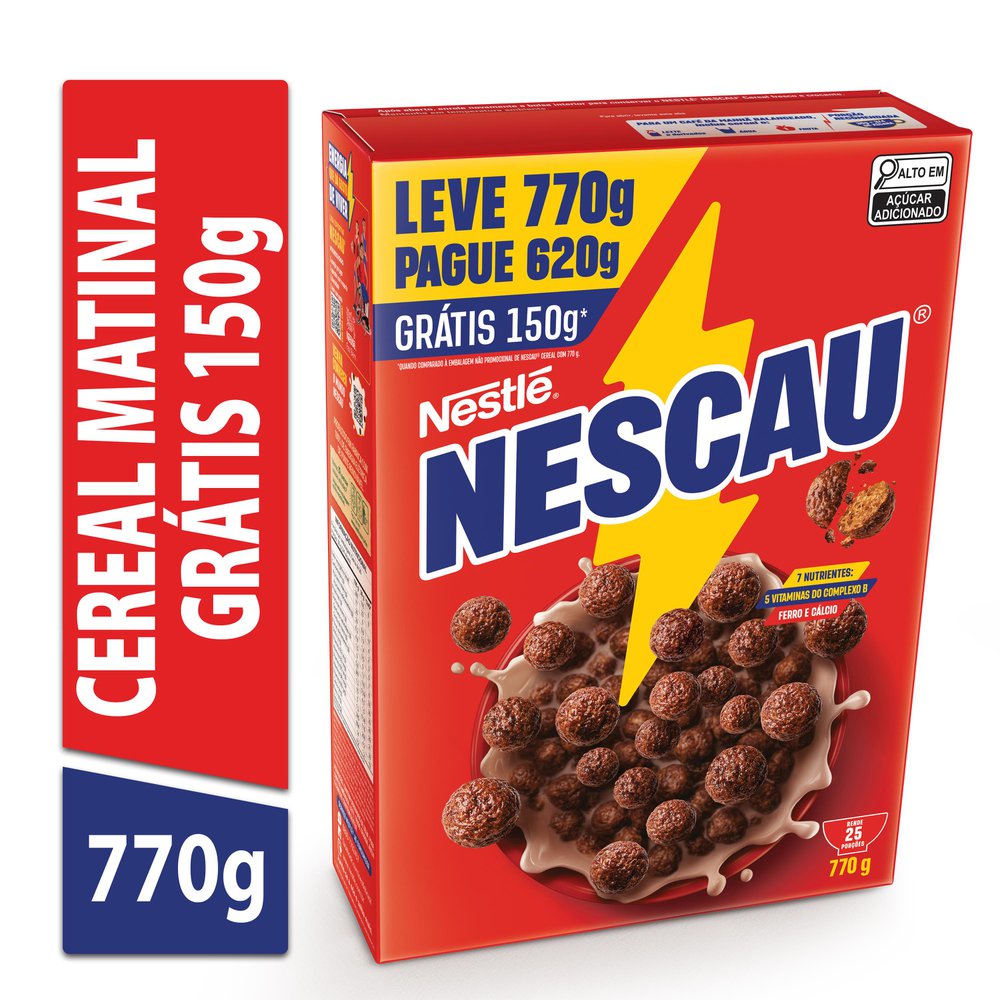 Encontraproduto.com.br - Cereal Matinal Nescau Nestlé Leve 770g