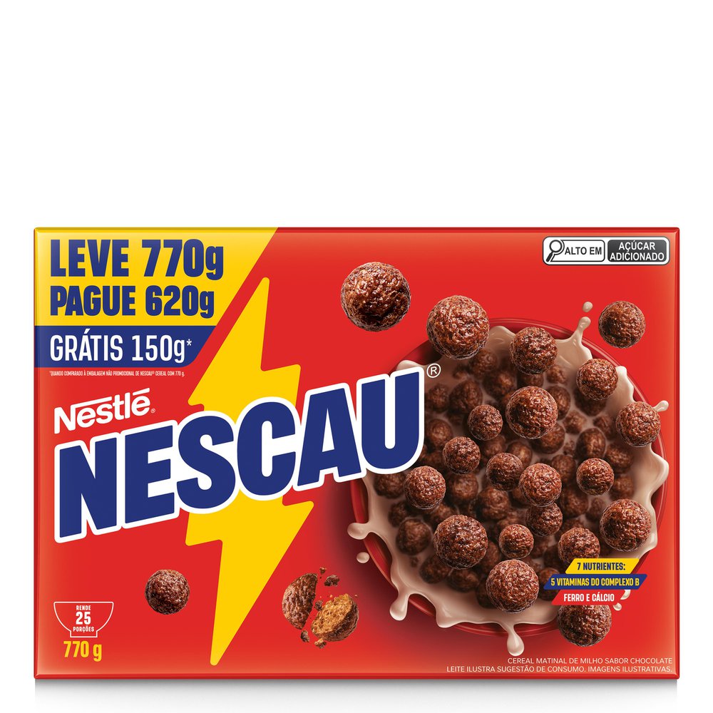 Encontraproduto.com.br - Cereal Matinal Nescau Nestlé Leve 770g