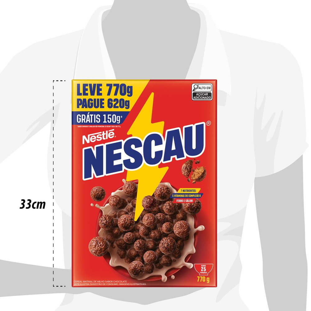 Encontraproduto.com.br - Cereal Matinal Nescau Nestlé Leve 770g