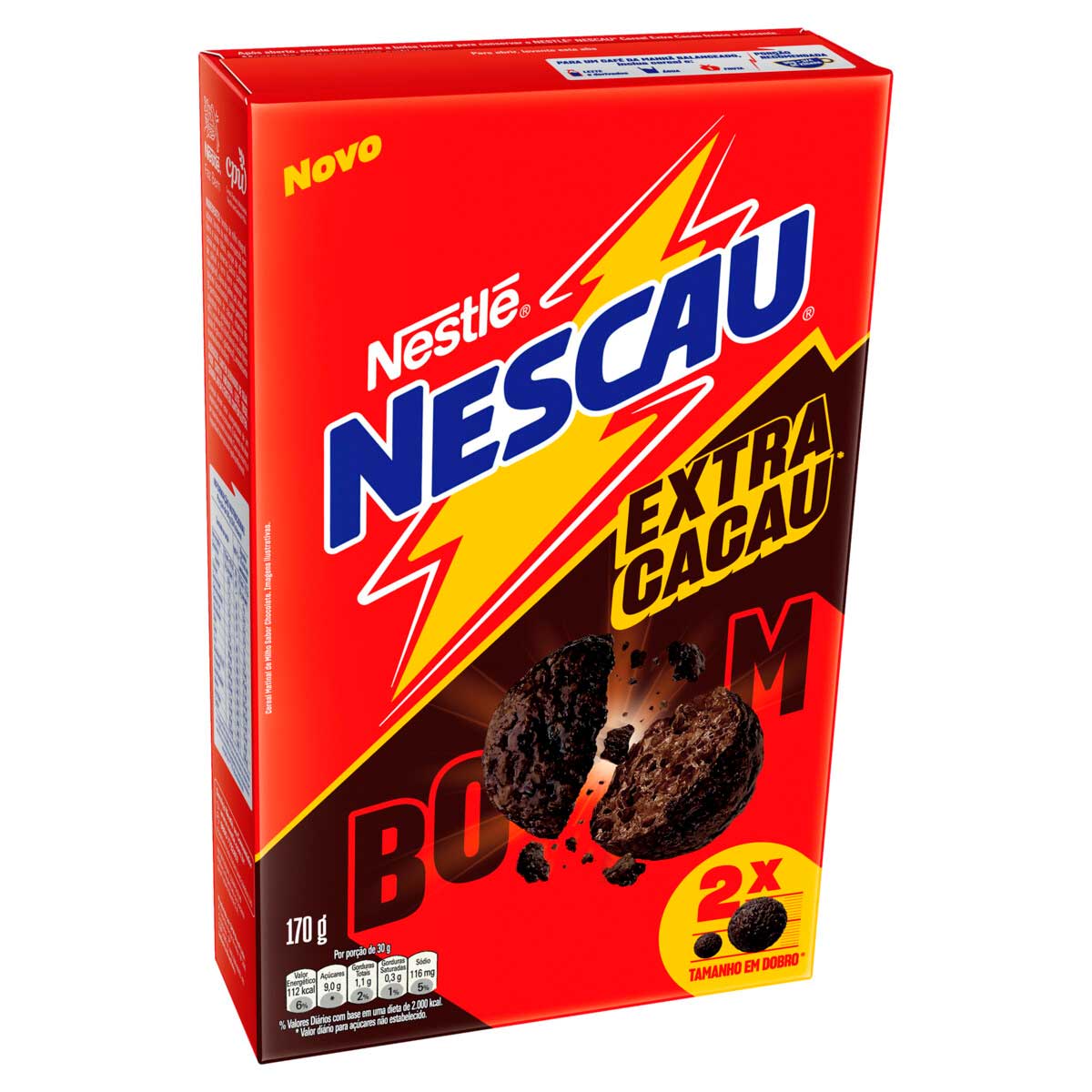 Encontraproduto.com.br - Cereal Matinal Nescau Extra Cacau Caixa 170g