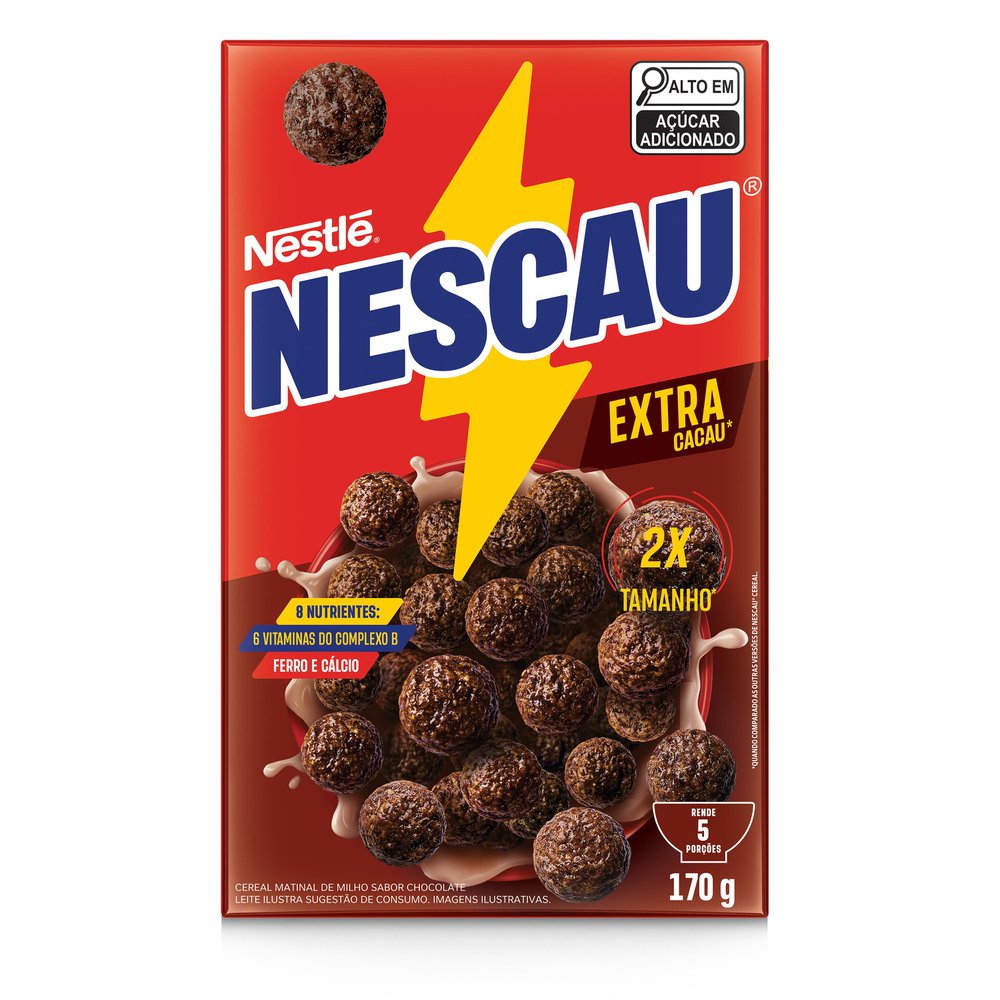 Encontraproduto.com.br - Cereal Matinal Nescau Extra Cacau Caixa 170g