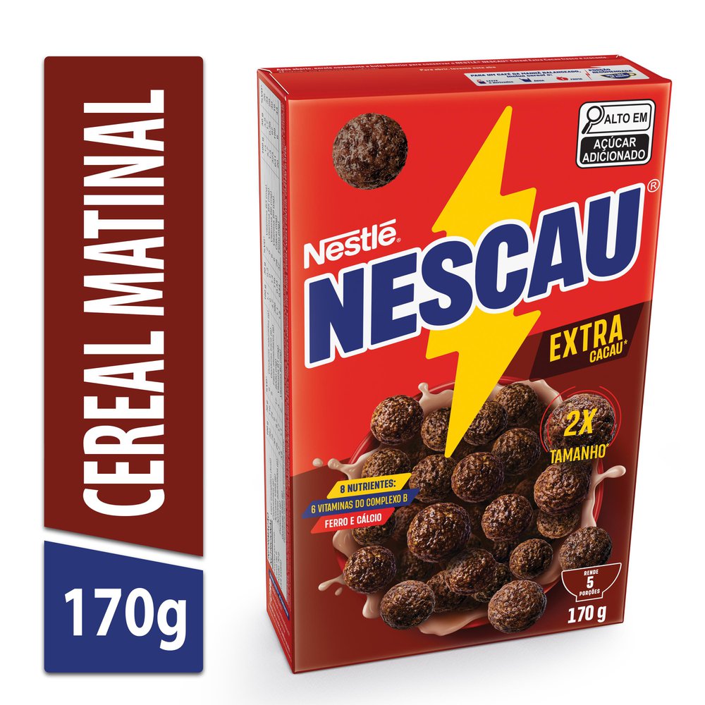 Encontraproduto.com.br - Cereal Matinal Nescau Extra Cacau Caixa 170g