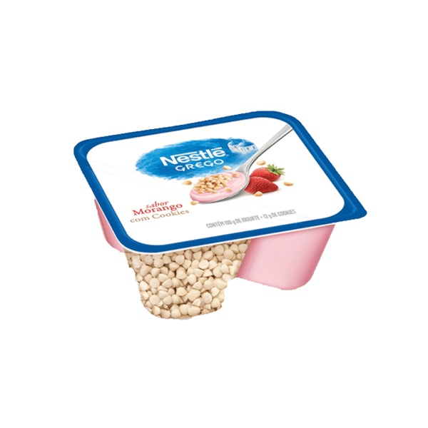 Encontraproduto.com.br - Iogurte Grego Nestlé Morango Com Cookies 112g