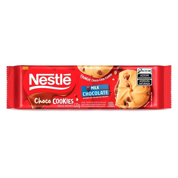 Encontraproduto.com.br - ChocoCookies Nestlé Recheio de Chocolate 120g