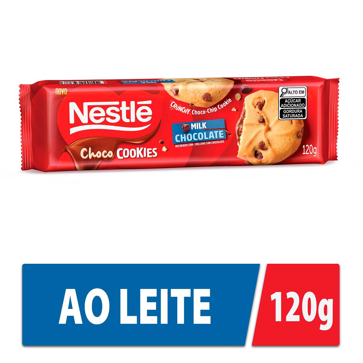 Encontraproduto.com.br - ChocoCookies Nestlé Recheio de Chocolate 120g