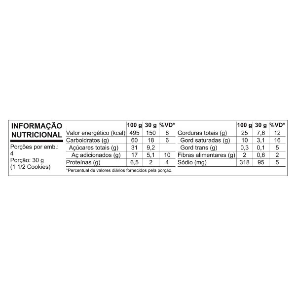 Encontraproduto.com.br - ChocoCookies Nestlé Recheio de Chocolate 120g