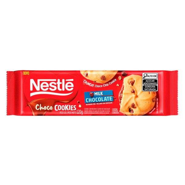 Encontraproduto.com.br - ChocoCookies Nestlé Recheio de Chocolate 120g