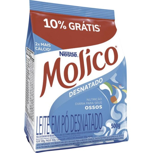 Encontraproduto.com.br - Leite Em Pó Desnatado Molico 10% Grátis 500g