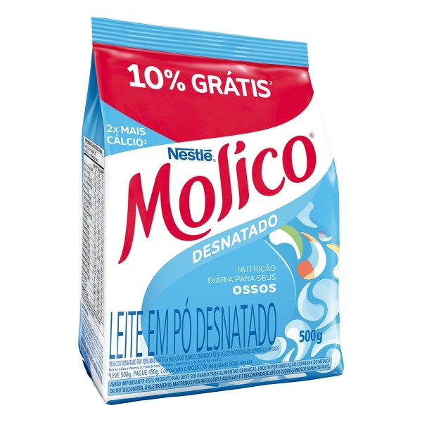 Encontraproduto.com.br - Leite Em Pó Desnatado Molico 10% Grátis 500g