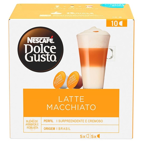 Encontraproduto.com.br - Café Dolce Gusto Latte Macchiato com 10 Cápsulas