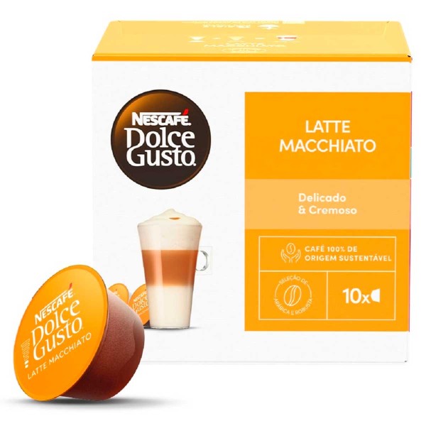 Encontraproduto.com.br - Café Dolce Gusto Latte Macchiato com 10 Cápsulas
