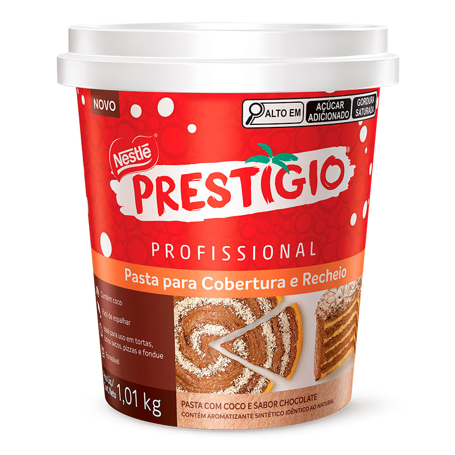 Encontraproduto.com.br - Pasta Para Cobertura E Recheio Prestígio  1,01kg Nestlé