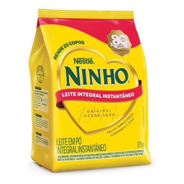 Encontraproduto.com.br - Leite em Pó Ninho Integral Instantâneo Sachê 575g