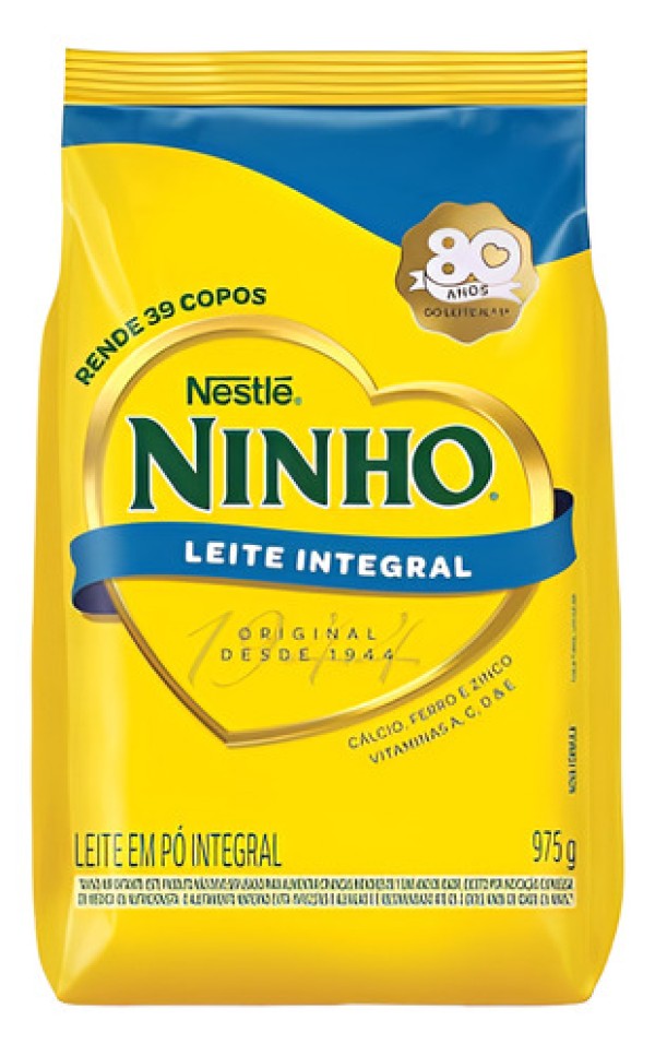 Encontraproduto.com.br - Leite em Pó Ninho Integral Instantâneo Sachê 975g