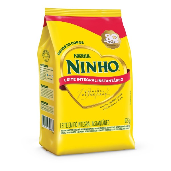 Encontraproduto.com.br - Leite em Pó Ninho Integral Instantâneo Sachê 975g
