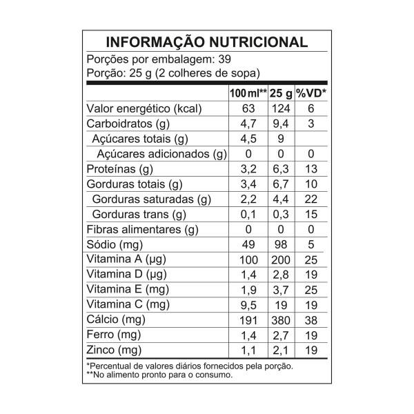 Encontraproduto.com.br - Leite em Pó Ninho Integral Instantâneo Sachê 975g