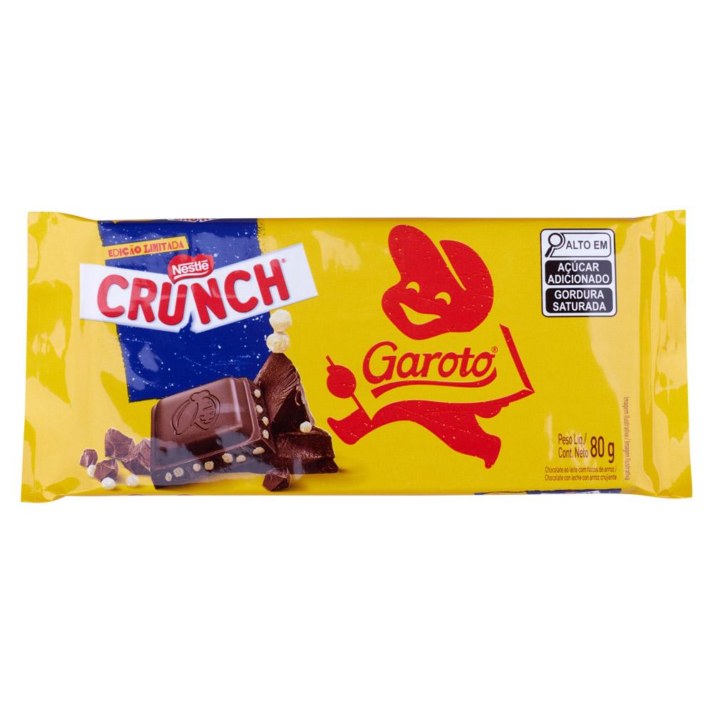 Chocolate em Barra Garoto Crunch 80g