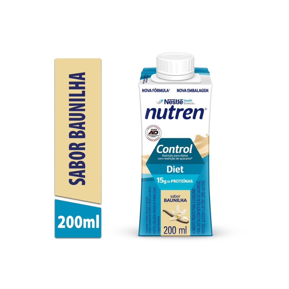 Encontraproduto.com.br - Complemento Alimentar Líquido Nutren Control Baunilha Diet 200ml