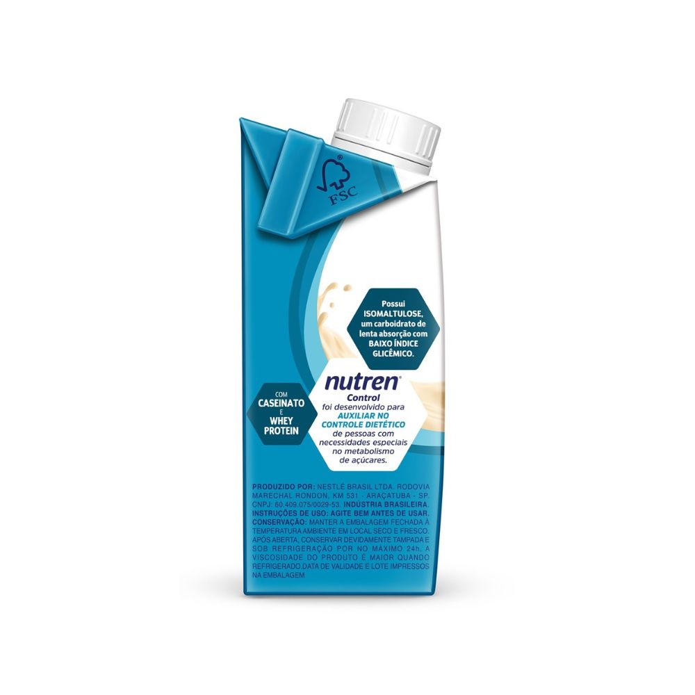 Encontraproduto.com.br - Complemento Alimentar Líquido Nutren Control Baunilha Diet 200ml