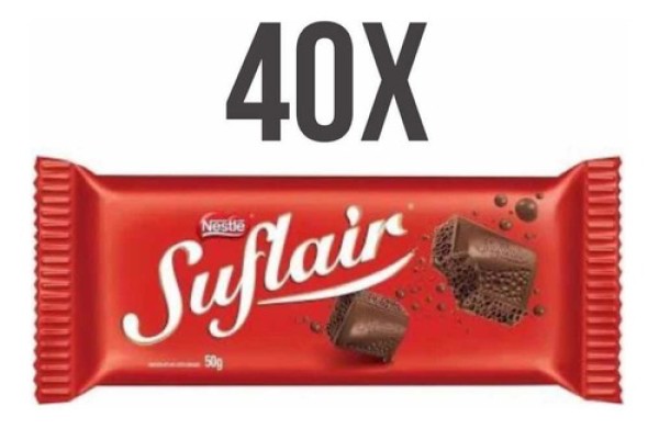 Chocolate Nestlé Suflair ao Leite 50g