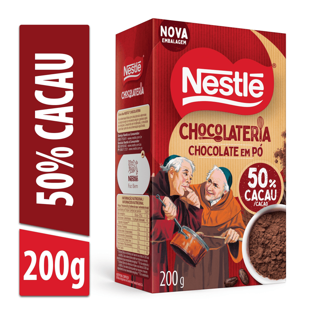 Encontraproduto.com.br - Chocolate em Pó Nestlé Dois Frades 200g