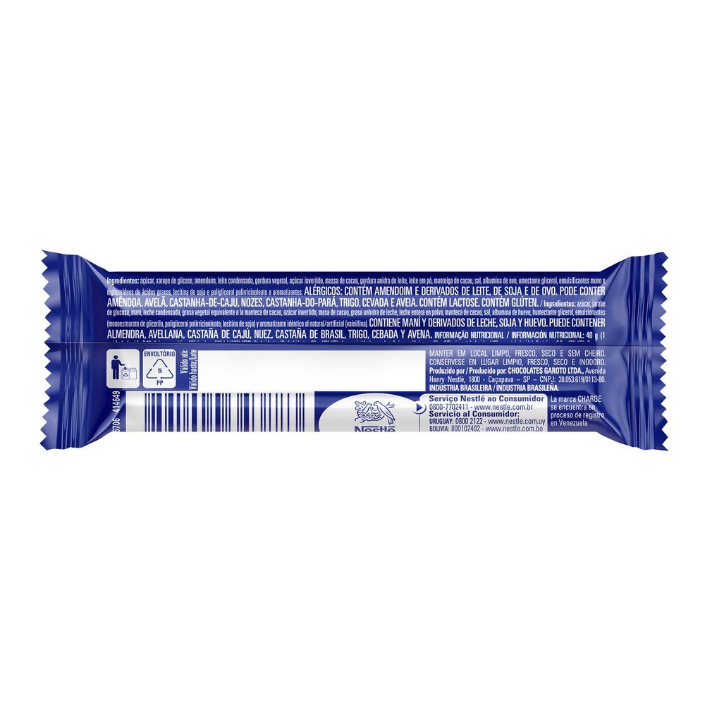 Encontraproduto.com.br - Chocolate Nestlé Charge 40g