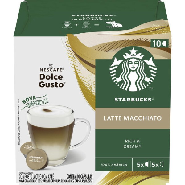 Encontraproduto.com.br - Café em Cápsula Starbucks Macchiato | Com 10 Cápsulas
