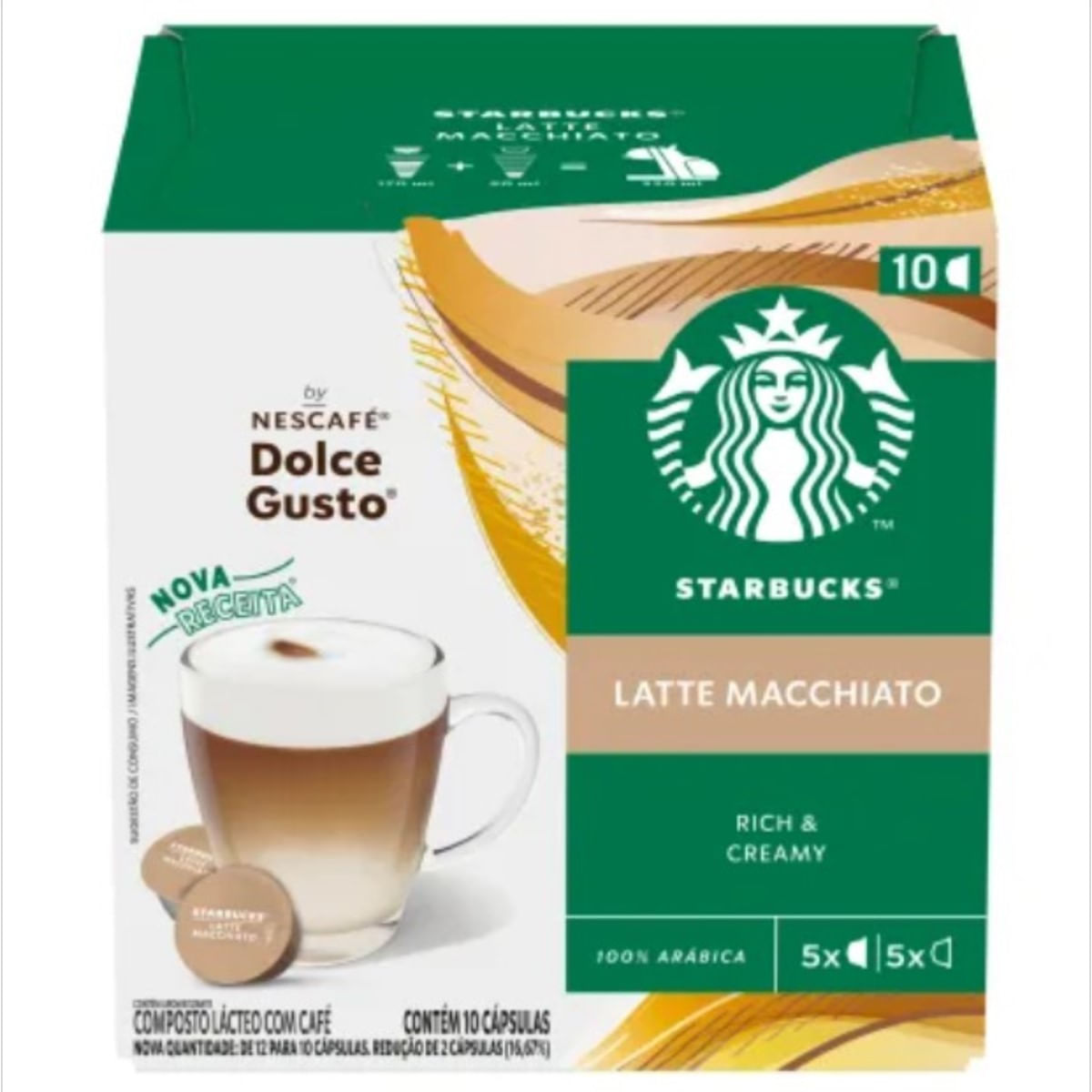 Encontraproduto.com.br - Café em Cápsula Starbucks Macchiato | Com 10 Cápsulas