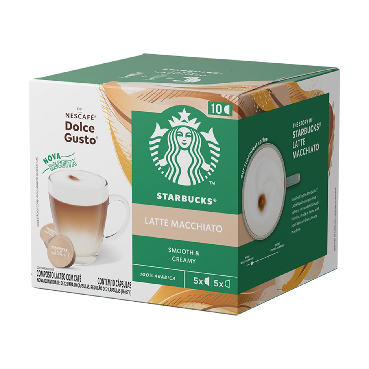Encontraproduto.com.br - Café em Cápsula Starbucks Macchiato | Com 10 Cápsulas