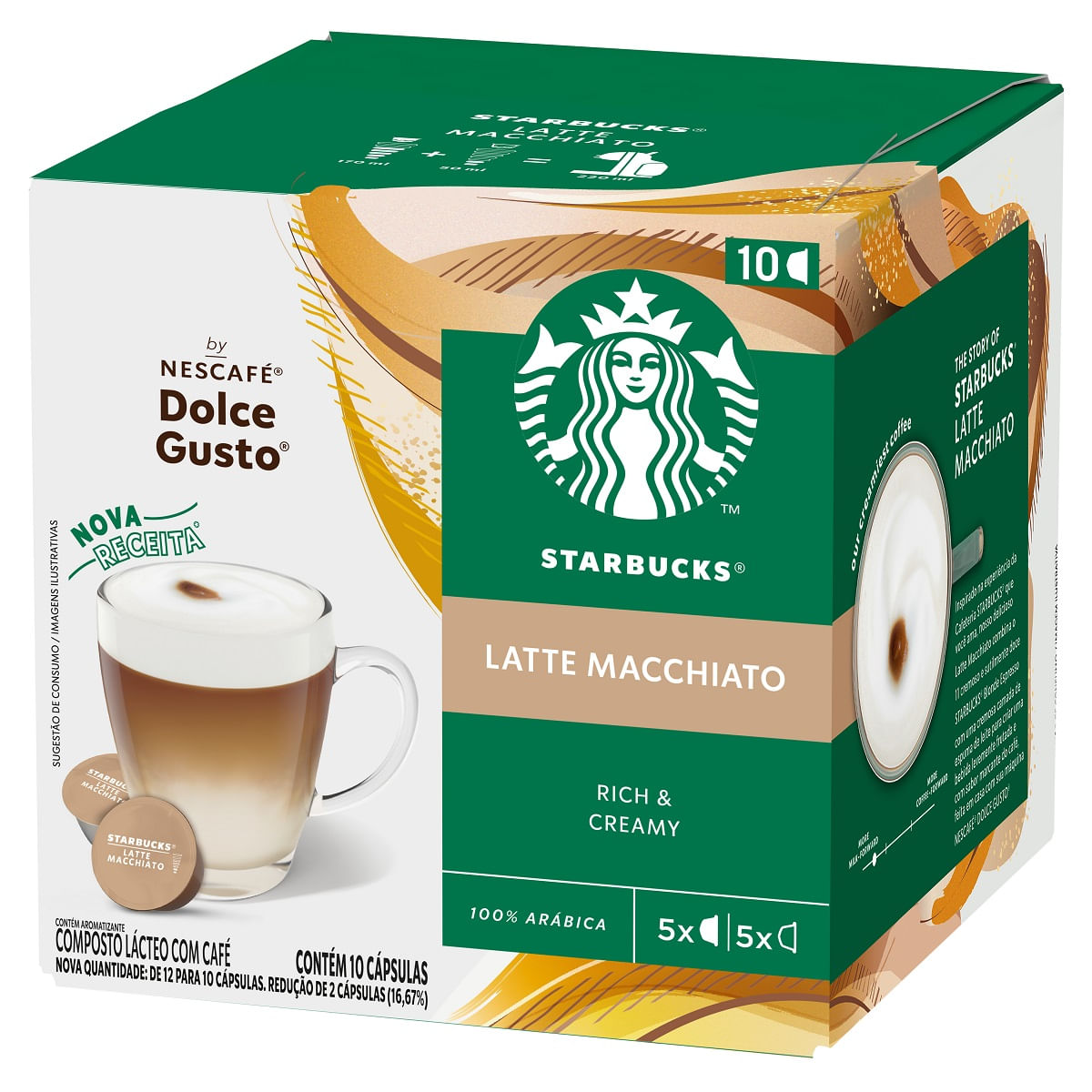 Encontraproduto.com.br - Café em Cápsula Starbucks Macchiato | Com 10 Cápsulas