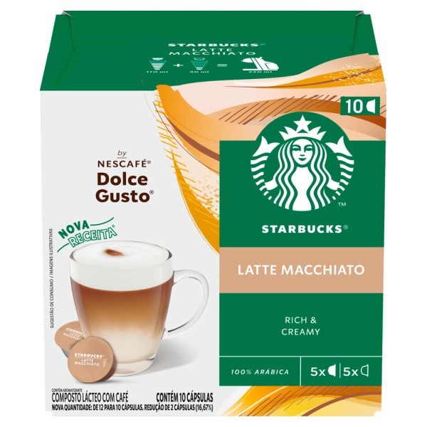 Encontraproduto.com.br - Café em Cápsula Starbucks Macchiato | Com 10 Cápsulas