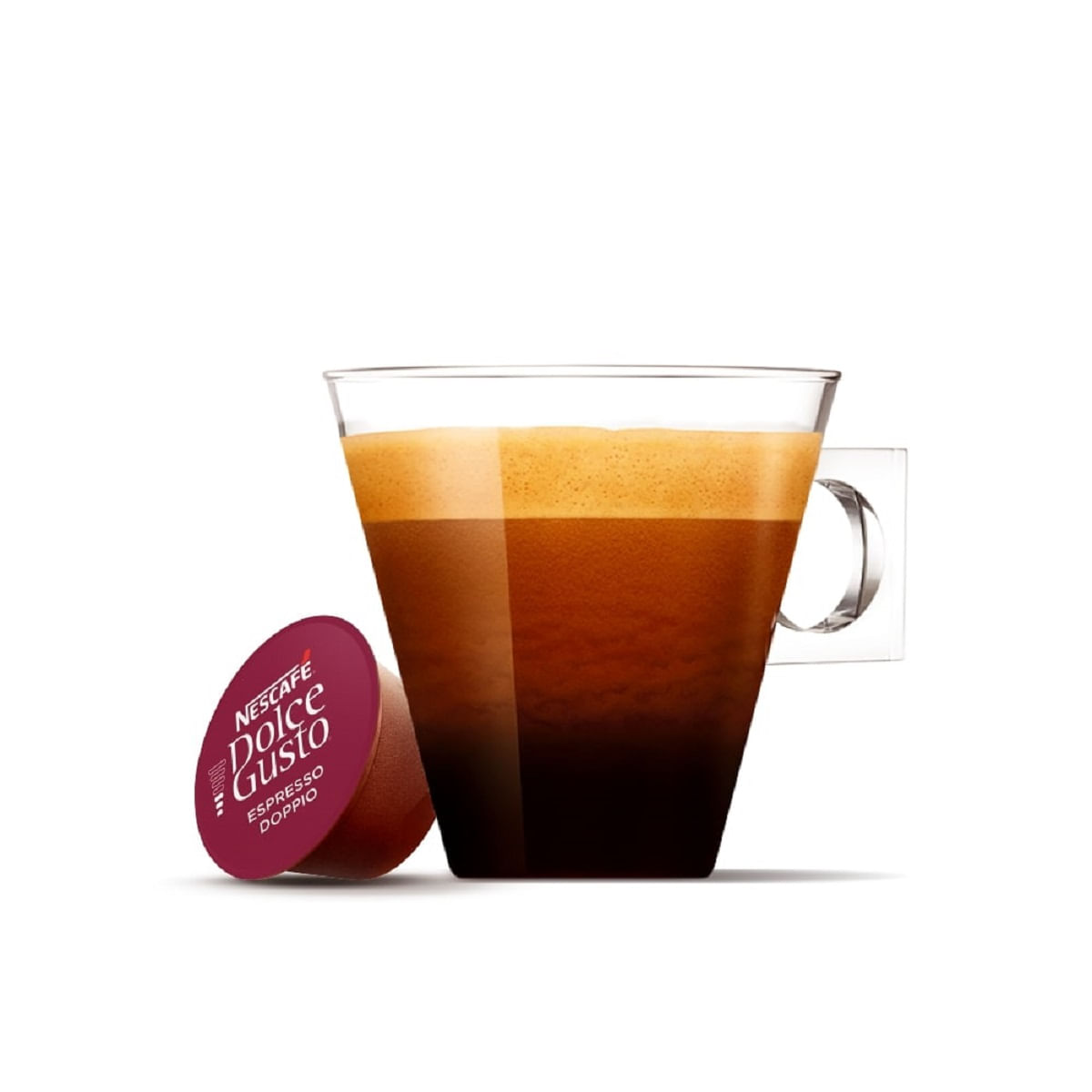 Encontraproduto.com.br - Café em Cápsula Nescafé Dolce Gusto Torrado e Moído Doppio Espresso Caixa 80g c/ 10 Unid de 8g Cada