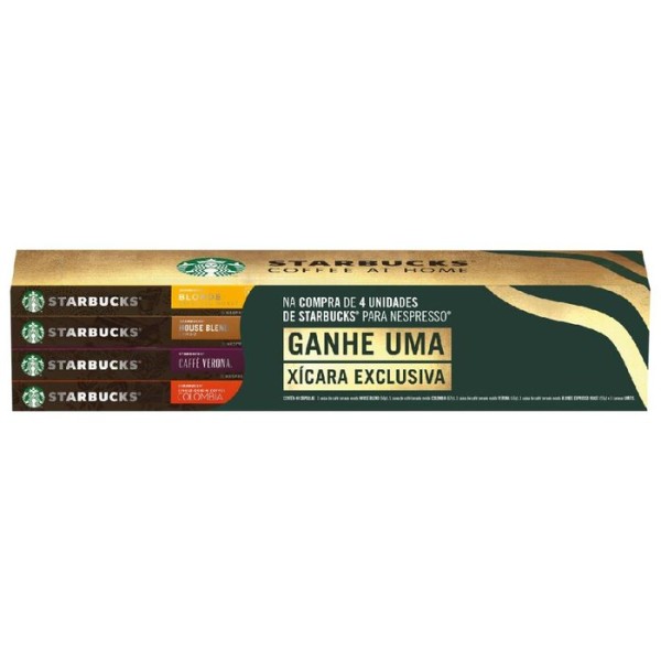 Encontraproduto.com.br - Kit Starbucks Café 221g Grátis Caneca com 40un