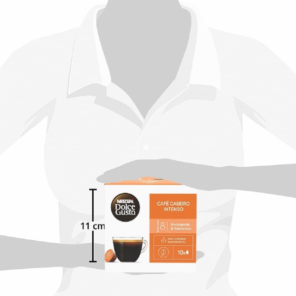 Encontraproduto.com.br - Café Dolce Gusto Caseiro Intenso com 10 Cápsulas 80g