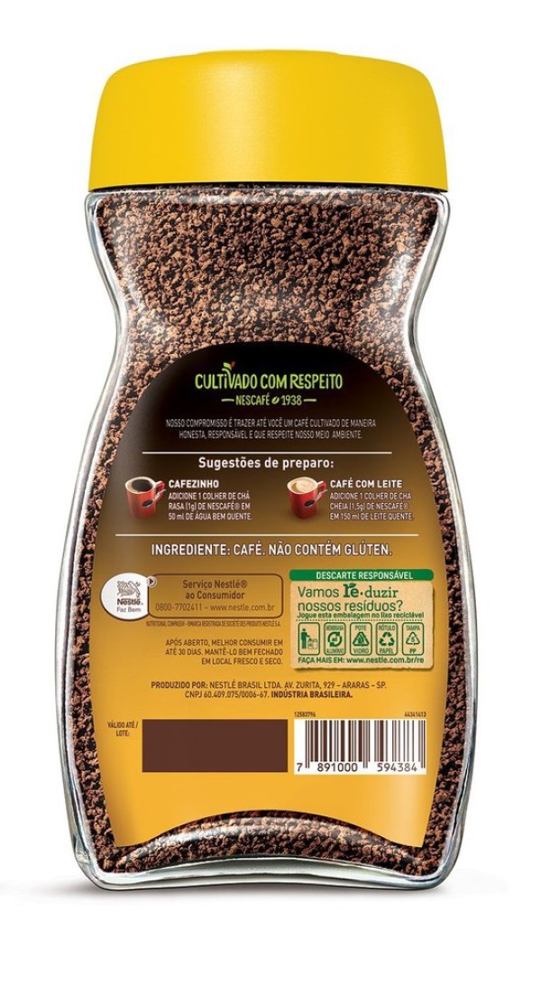 Encontraproduto.com.br - Café Solúvel Nescafé Matinal Vidro com 230g