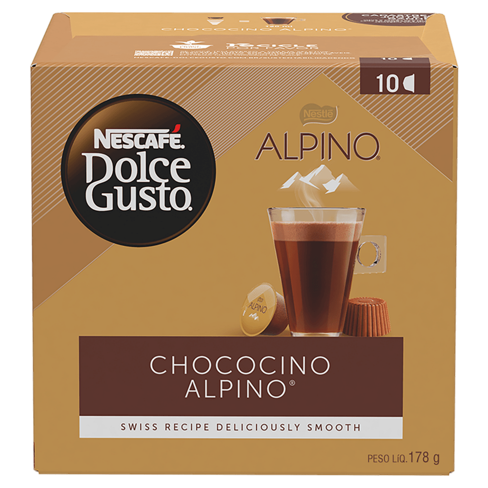 Encontraproduto.com.br - Café em Cápsula Dolce Gusto Alpino | Com 10 Cápsulas