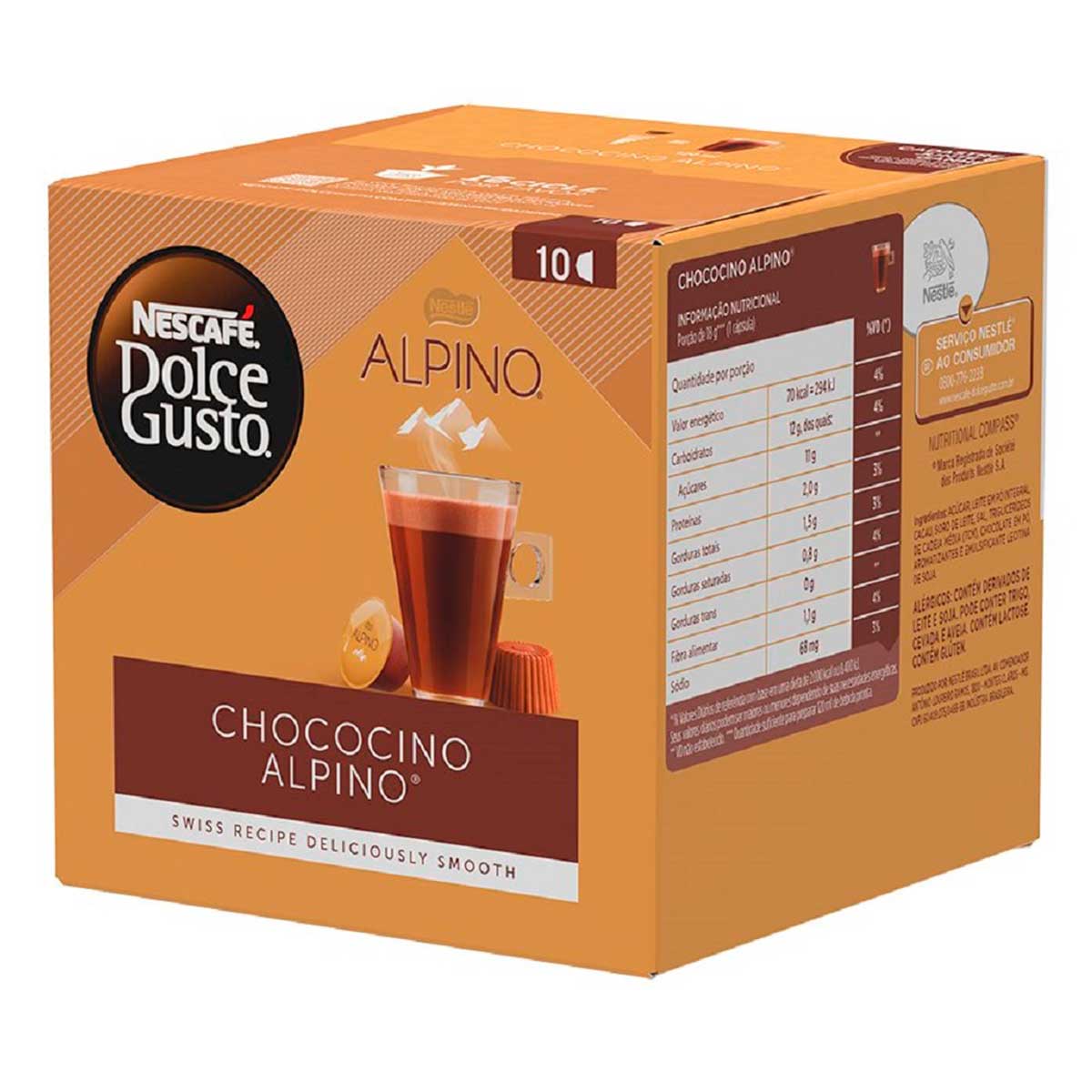 Encontraproduto.com.br - Café em Cápsula Dolce Gusto Alpino | Com 10 Cápsulas